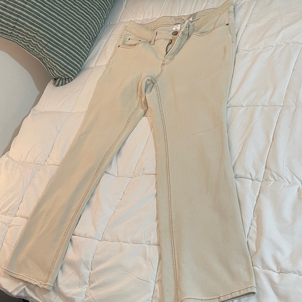 Time and Tru Cream Boot Cut Pants